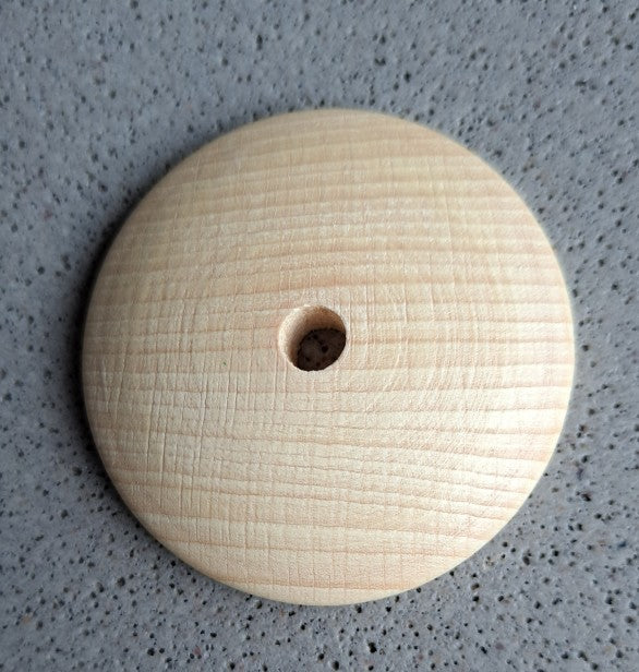 Voetplaat groot blanco 55mm