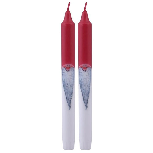 Kaars Nisse Langbaard rood