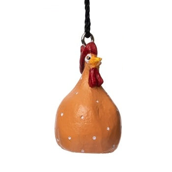Hangend kipje oranje