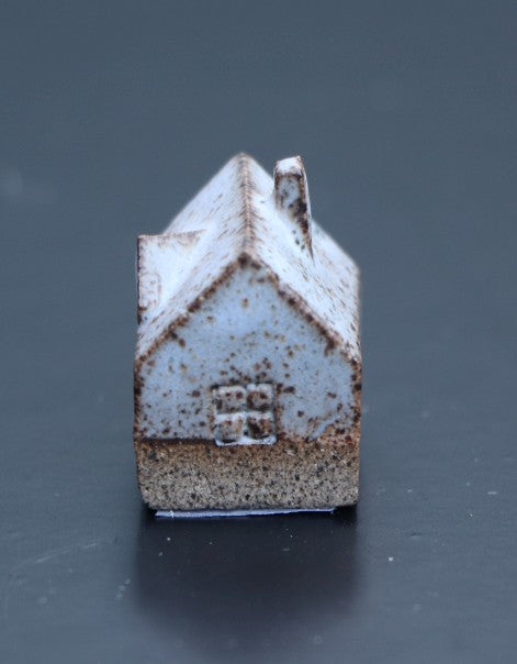 Huis klein grijs blauw