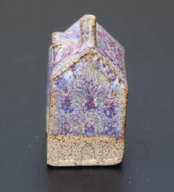 Huis klein blauw-paars