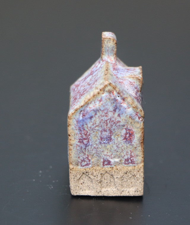 Huis klein blauw-paars