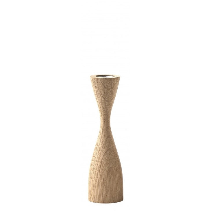 Kandelaar Shape blank eiken 16 cm