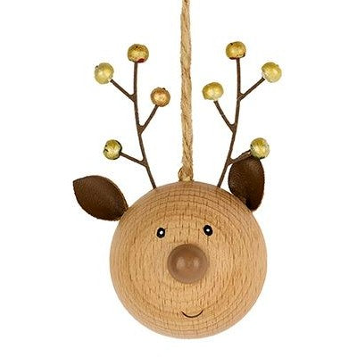 Rendier hangend licht hout