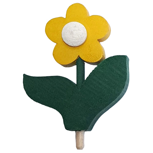 Deco klein Bloem geel