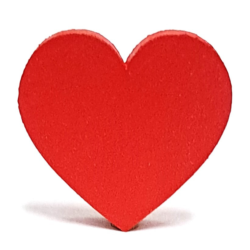 Deco klein Hart rood