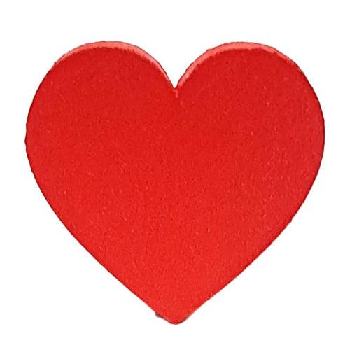 Deco klein Hart rood