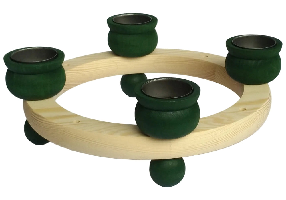 Kaarsenkrans waxine groen