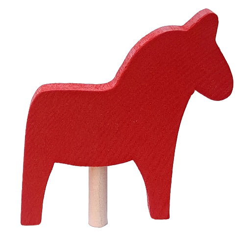 Deco groot Paard rood