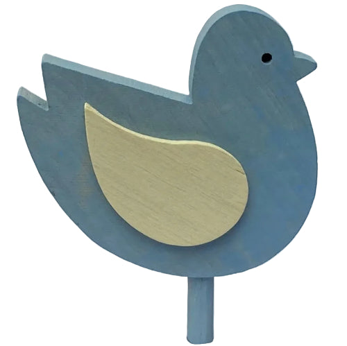 Deco groot Vogel blauw