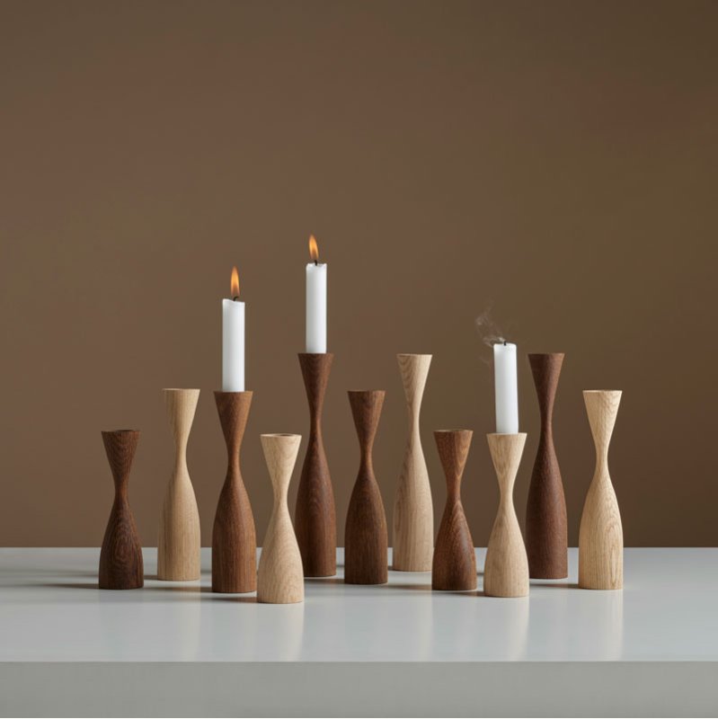 By Brorson Kandelaars Shape eiken