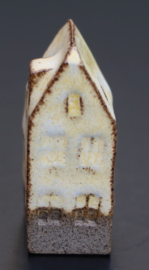 Huis groot mat geel