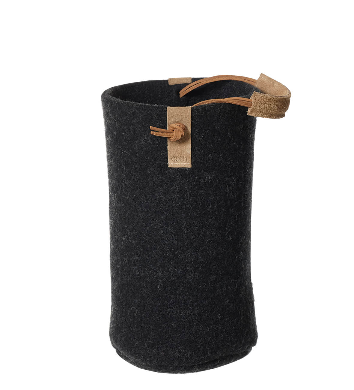 Wijnkoeler Zero Waste wool antraciet