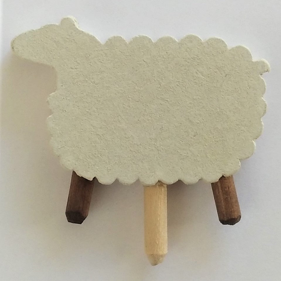 Deco klein Schaap wit