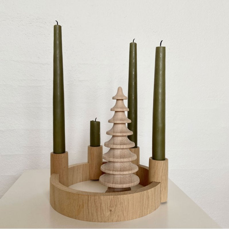 Kerstboom blank eiken