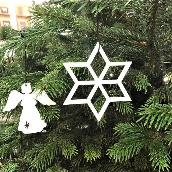 Geometrische ster wit