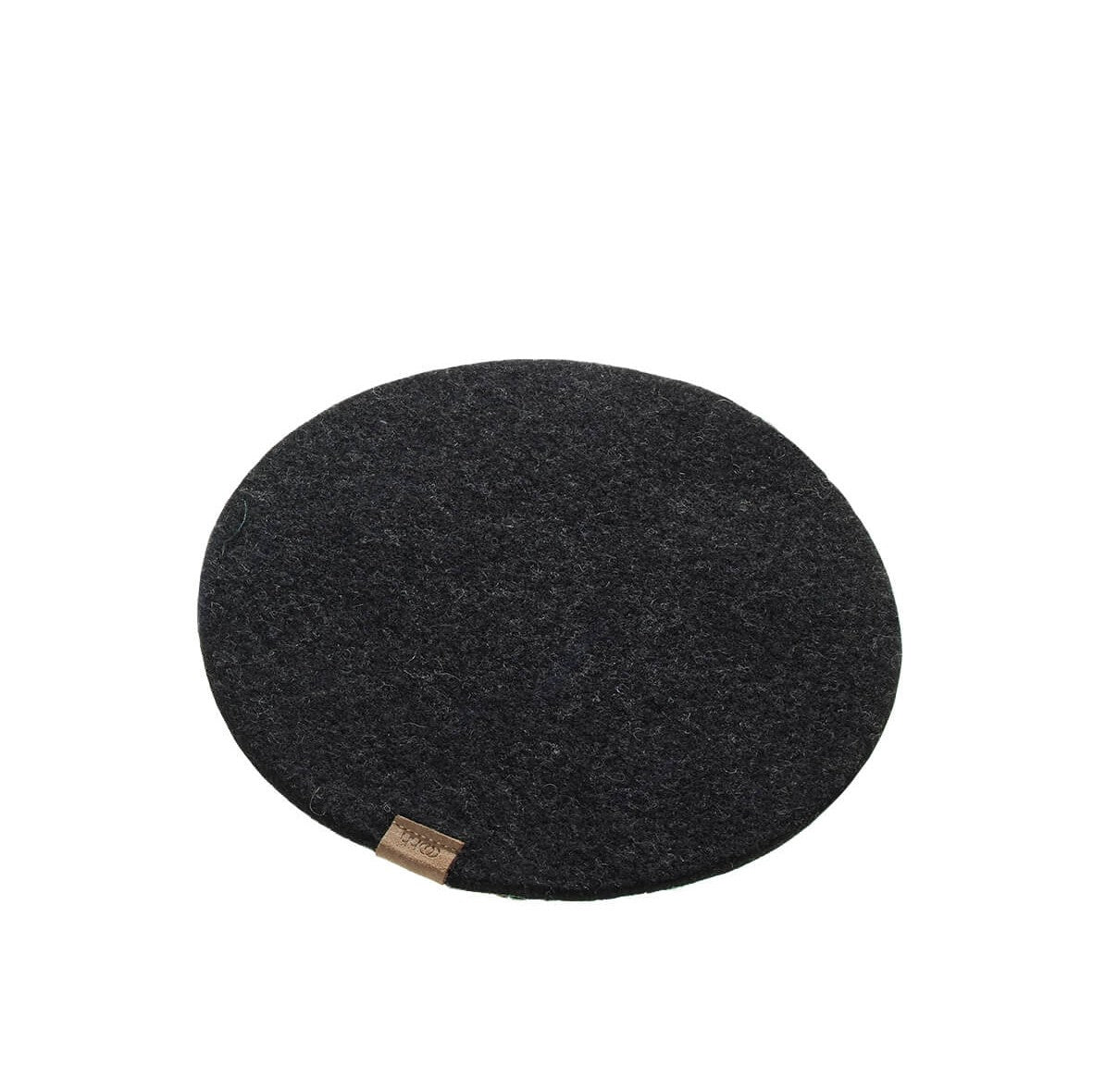 Onderzetter Zero Waste wool antraciet 24 cm