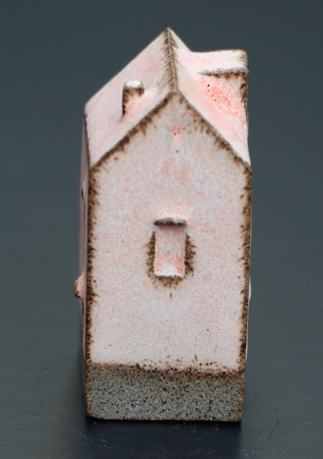 Huis groot oranje roze