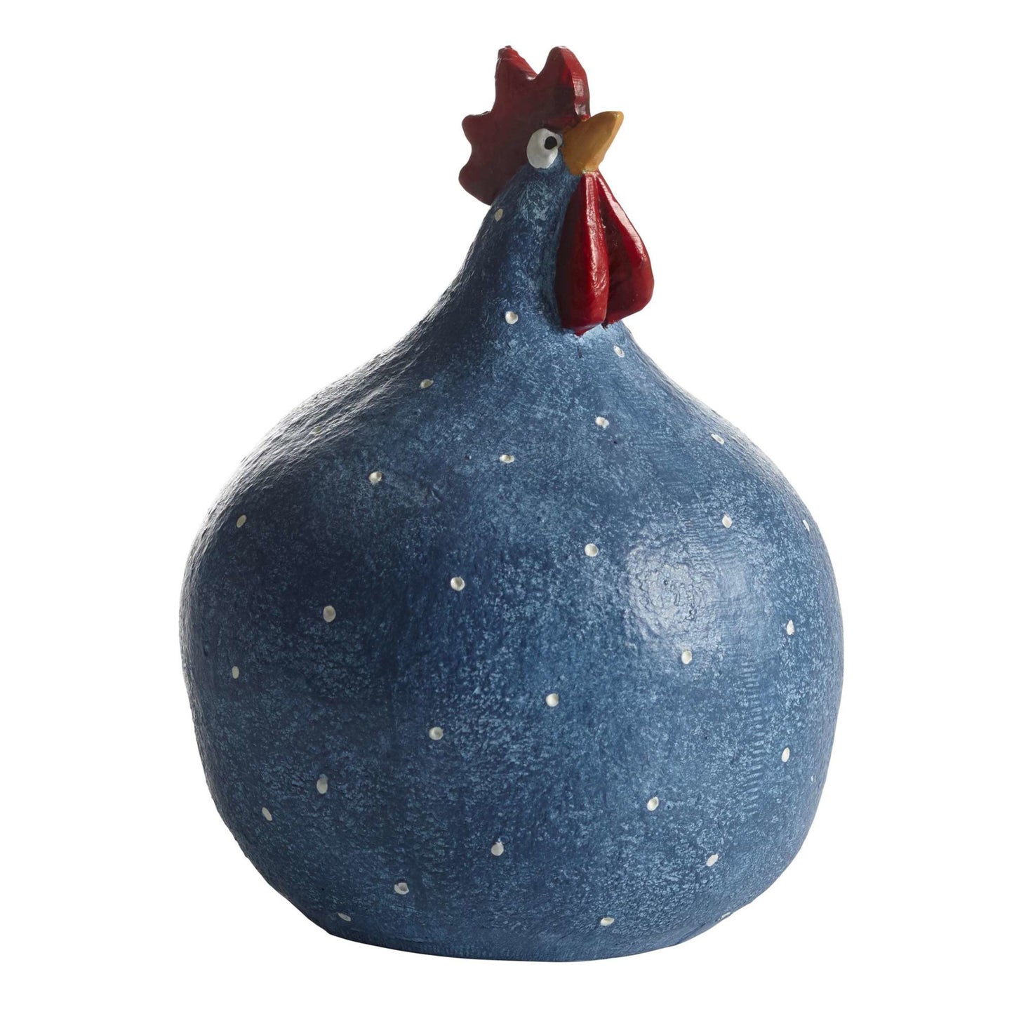 Kip blauw 13 cm