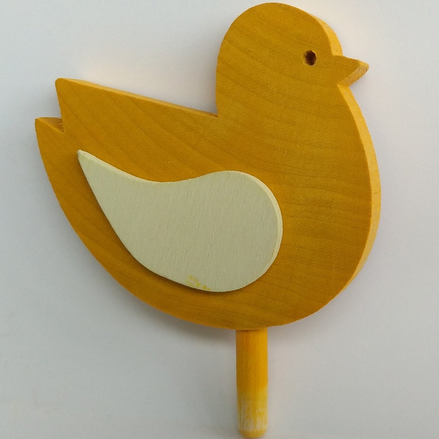 Deco groot Vogel geel