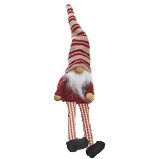 Gnome hangende benen luxe, per stuk