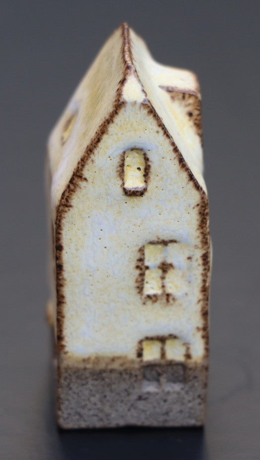 Huis groot mat geel