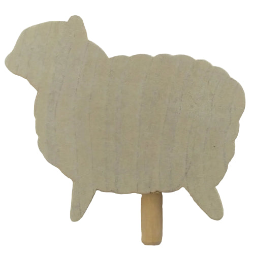 Deco groot Schaap wit