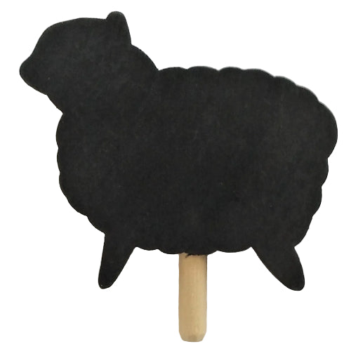 Deco groot Schaap zwart