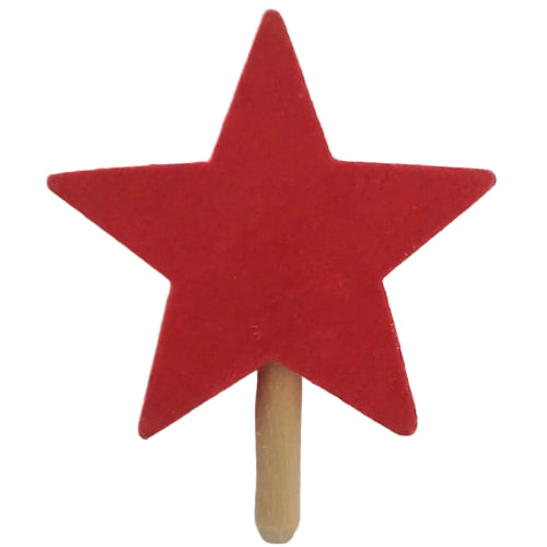Deco klein Ster rood