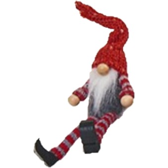 Gnome hangende benen, per stuk