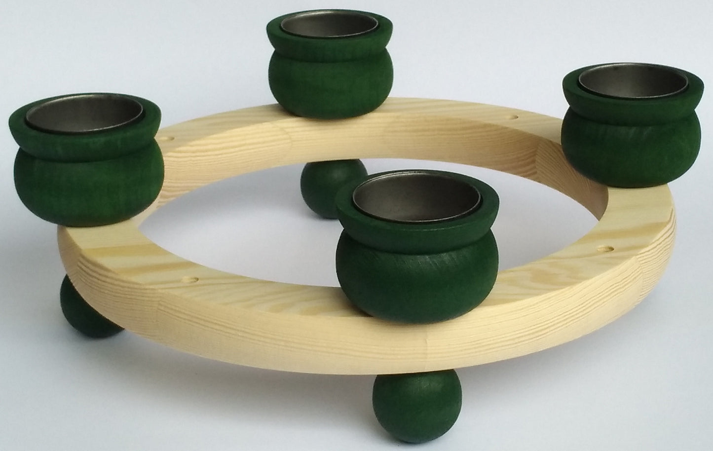 Kaarsenkrans waxine groen