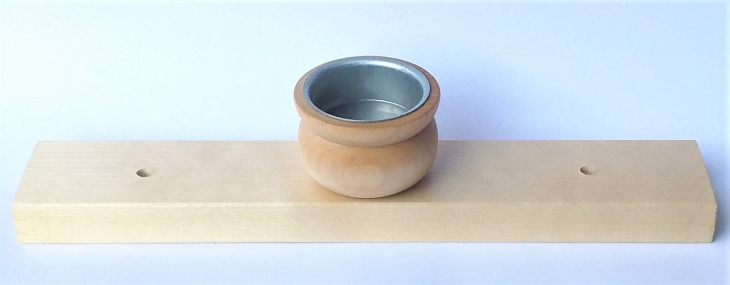 Kaarsenlijst waxine naturel