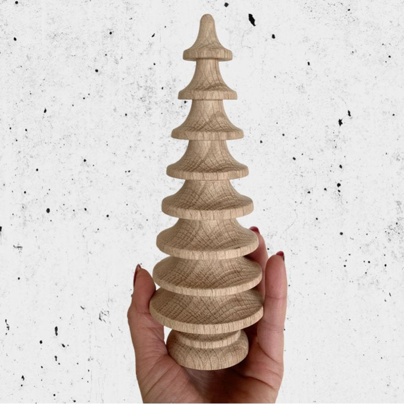 Kerstboom blank eiken