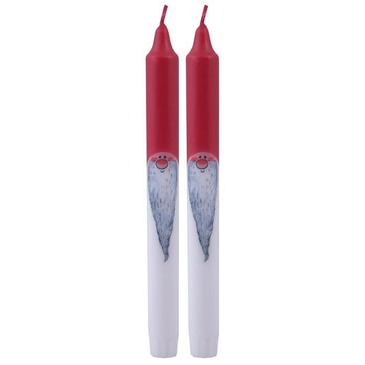 Kaars Nisse Langbaard rood