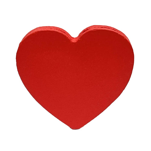 Deco groot Hart rood