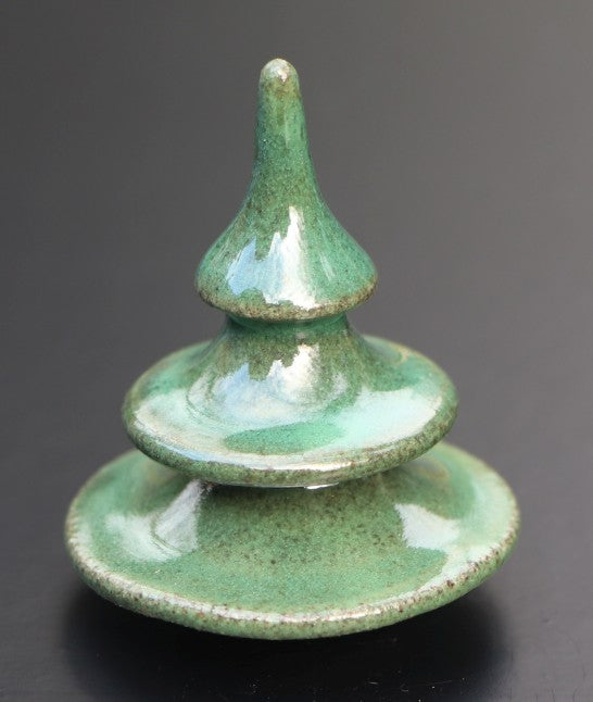 Boom klein blauwgroen