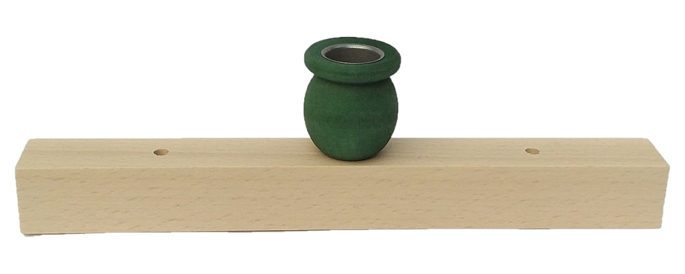 Kaarsenlijst groot groen