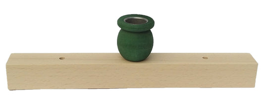 Kaarsenlijst groot groen