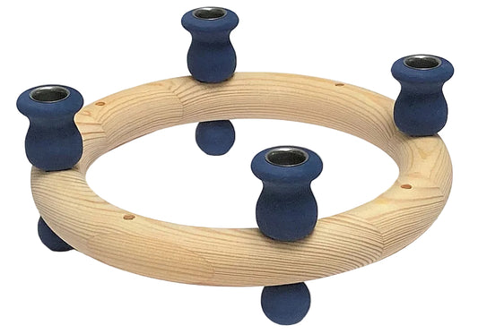 Kaarsenkrans klein blauw