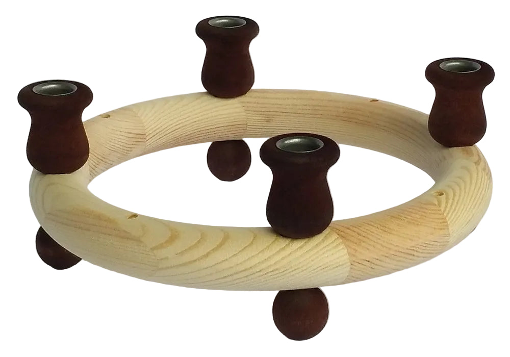 Kaarsenkrans klein bruin