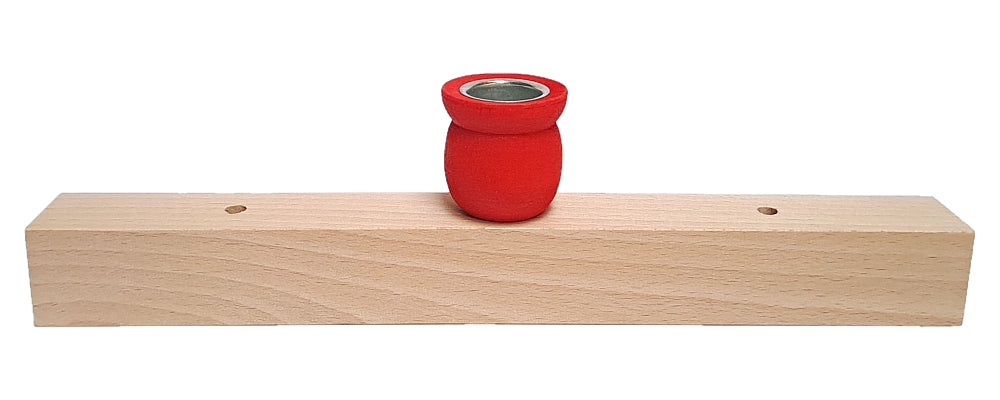 Kaarsenlijst groot rood