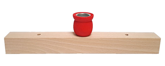 Kaarsenlijst groot rood