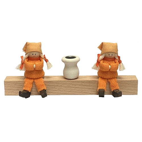 Deco klein Meisje oranje