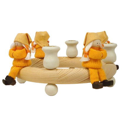 Deco klein Meisje oranje