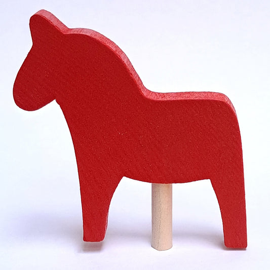 Deco klein Paard rood