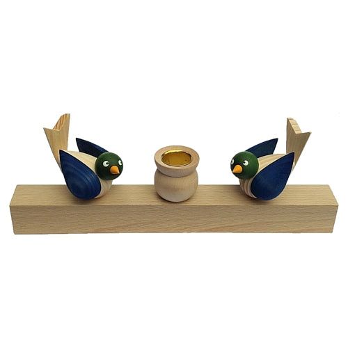 Deco groot Vogels Luxe set blauw