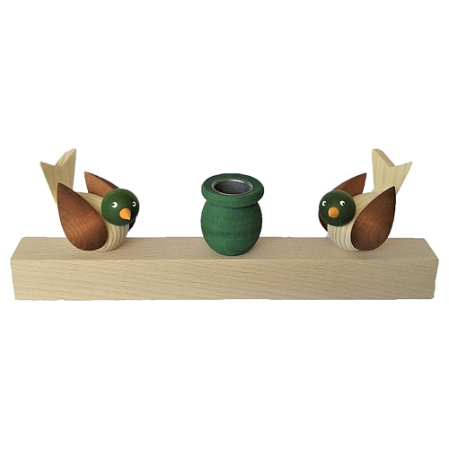 Deco groot Vogels Luxe set bruin