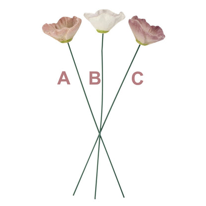 Tuinprikker Bloem keramiek 30cm