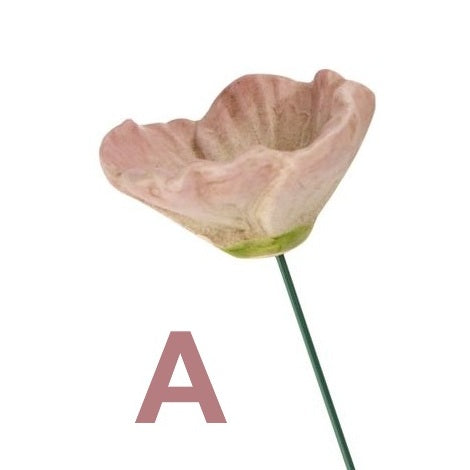 Tuinprikker Bloem keramiek 30cm