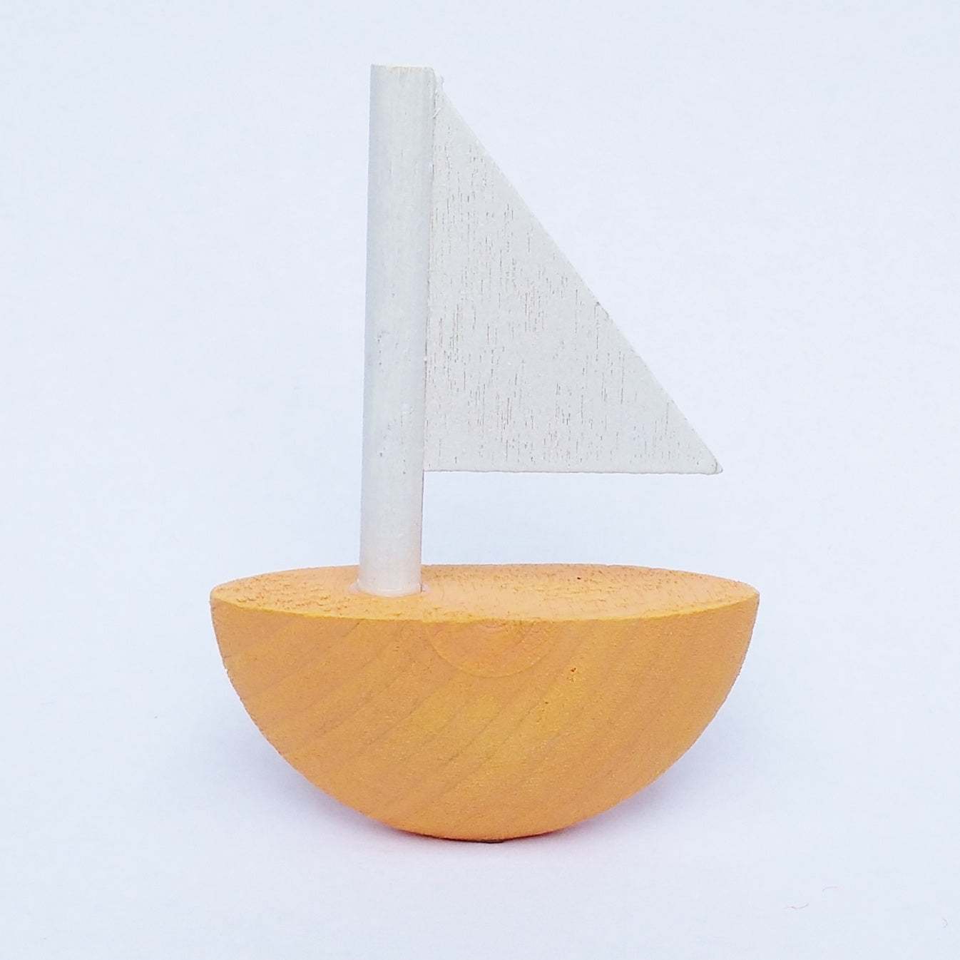 Deco klein Zeilboot oranje